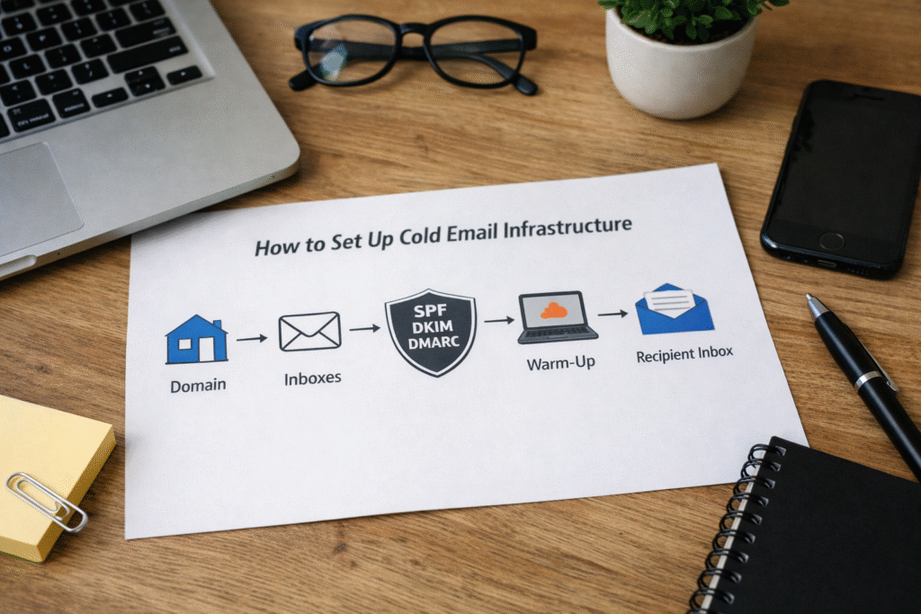 how to setup cold email infrastructure step by step